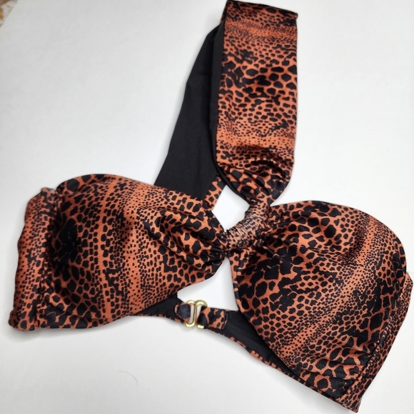 Baobab Bikini Top NWOT Medium Leopard Animal Print - Picture 1 of 6